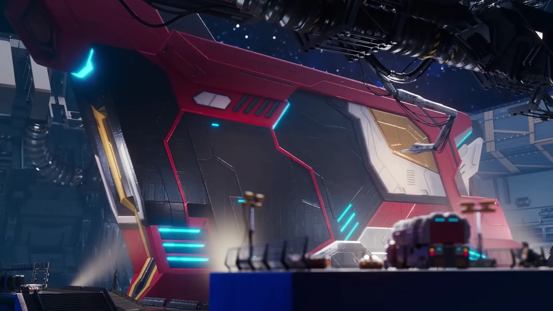 The Speranza pre-departure on Machina, as shown in S2E11